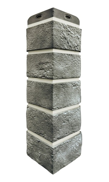 Угол Grand Line состаренный кирпич Элит гранит, ШОВ белый купить в Орехово-Зуеве