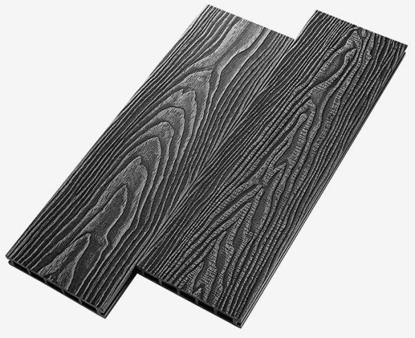 Террасная доска из ДПК RusDecking Unodeck Vintage - Графит купить в Орехово-Зуеве