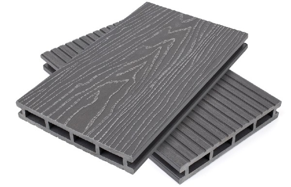 Террасная доская ДПК NanoWood Nature 3D пустотелая Серый купить в Орехово-Зуеве