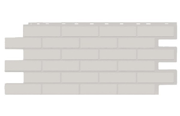 Фасадная панель T-Siding Кирпич Модерн Эко Уайт купить в Орехово-Зуеве