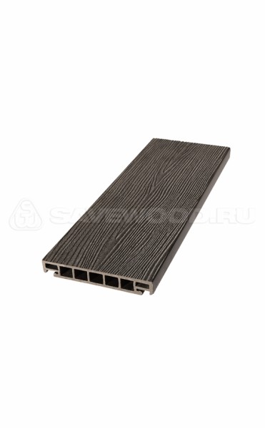 Террасная доска из ДПК SW Salix (S) (R) темно-коричневый купить в Орехово-Зуеве