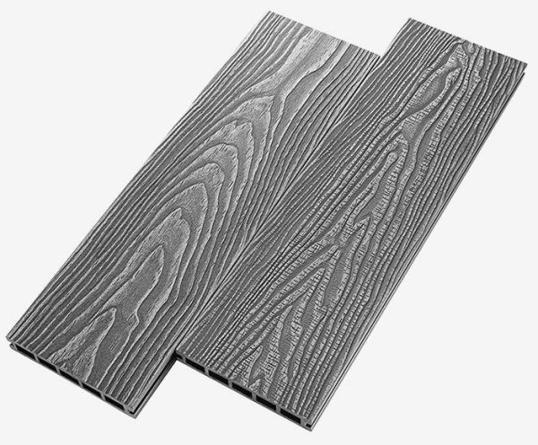 Террасная доска из ДПК RusDecking Unodeck Vintage - Серый купить в Орехово-Зуеве