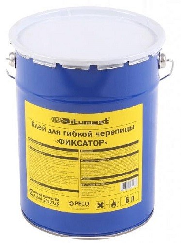 Клей для гибкой черепицы BITUMAST 5 л купить в Орехово-Зуеве