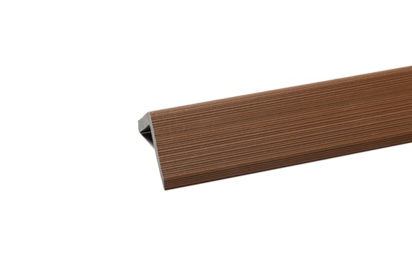 Уголок торцевой Ecodecking Скай коэкструзия 45х45х3000 Тик купить в Орехово-Зуеве