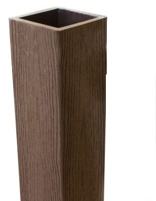 Столб опорный Woodvex Co-Extrusion Темно - Коричневый купить в Орехово-Зуеве