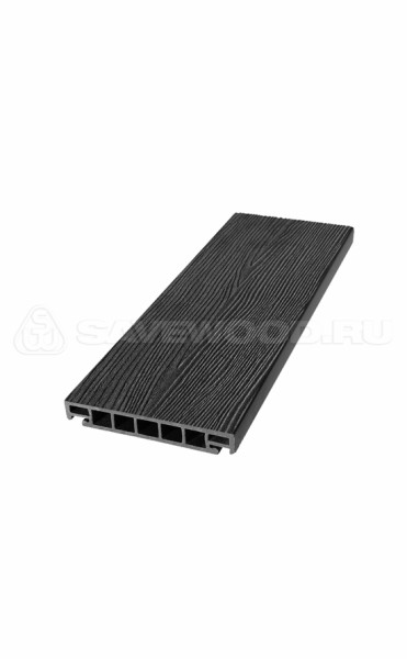 Террасная доска из ДПК SW Salix (S) (R) черный купить в Орехово-Зуеве