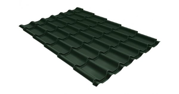 Металлочерепица классик 0,5 Satin RR 11 темно-зеленый купить в Орехово-Зуеве